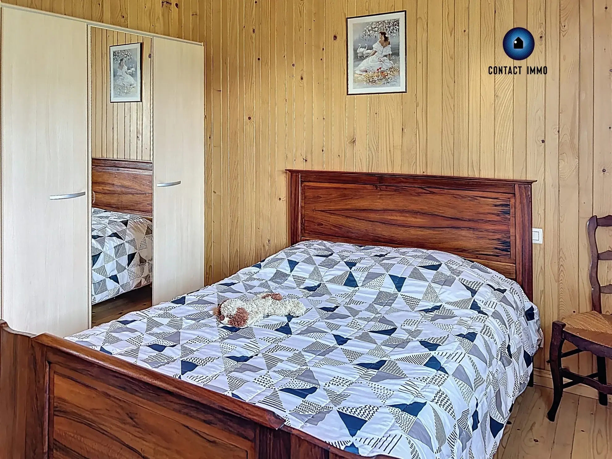 Vente chalet en bois massif avec piscine et grand terrain à Beynat 