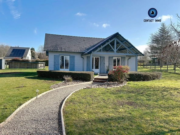 Vente chalet en bois massif avec piscine et grand terrain à Beynat