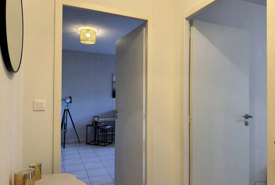 Appartement 2 pièces avec balcon, parking privé à Narbonne - Quai d'Alsace 