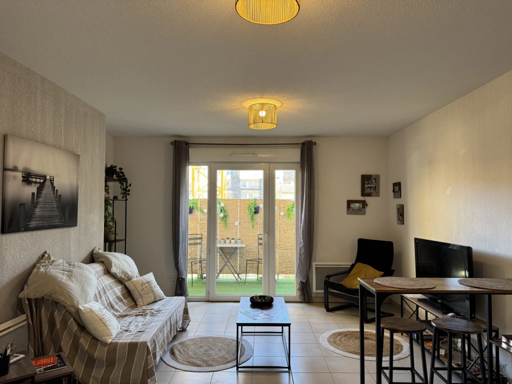 Appartement 2 pièces avec balcon, parking privé à Narbonne - Quai d'Alsace