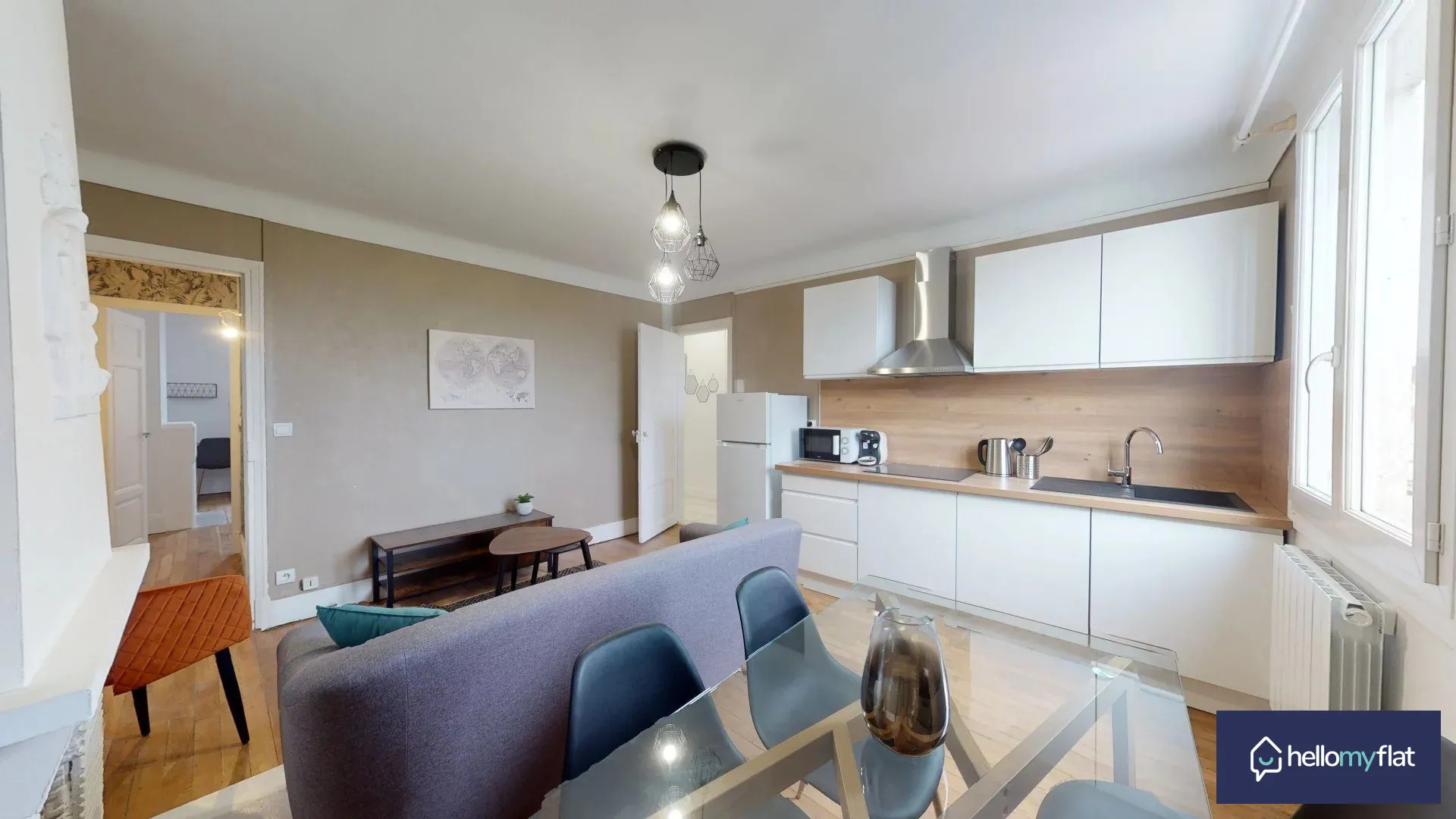 Appartement 3 chambres rénové à Reims, idéal investissement, 61 m² 