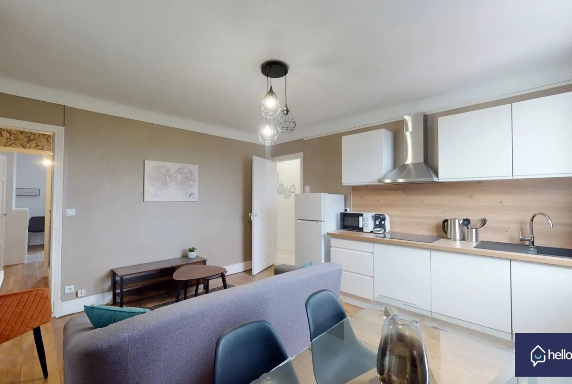 Appartement 3 chambres rénové à Reims, idéal investissement, 61 m² 