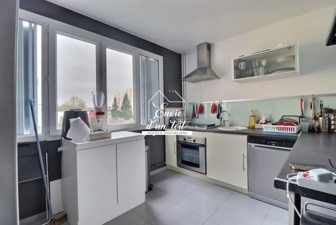 Appartement lumineux de 66 m² avec vue exceptionnelle à Canteleu 