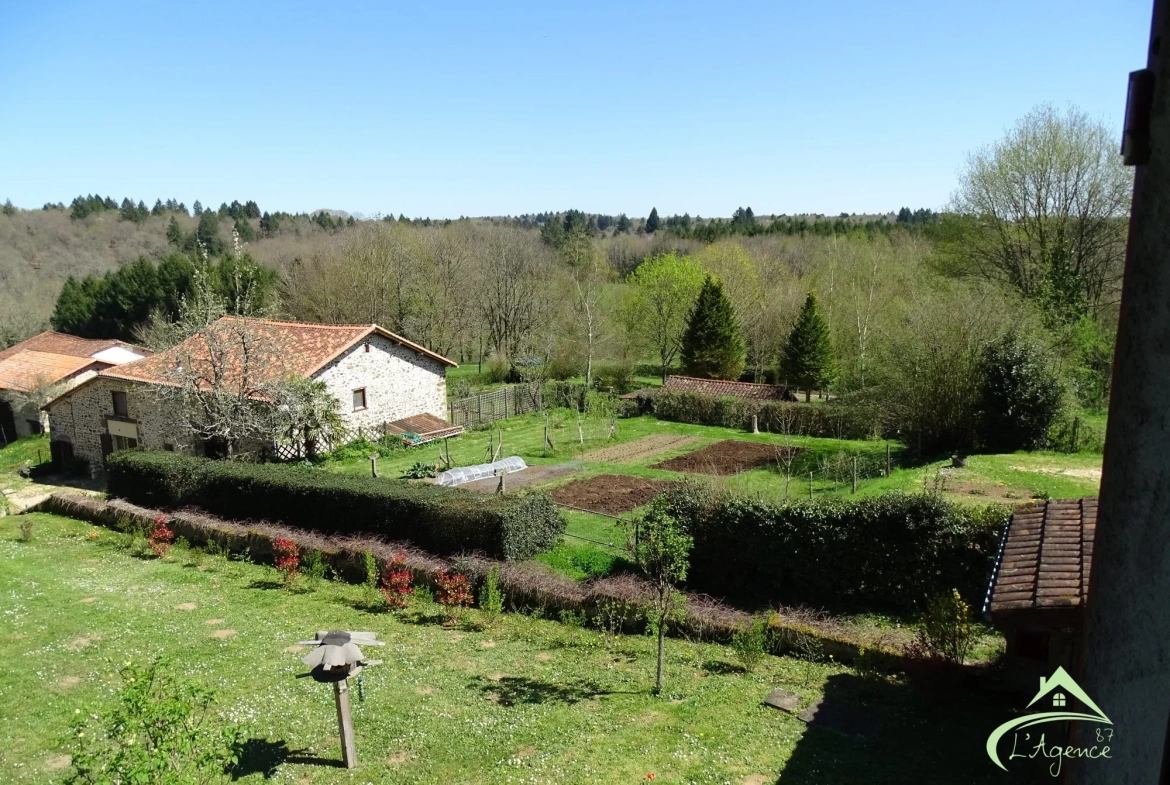 Charmante maison ancienne à vendre à Pressignac, 89 m² avec terrain et dépendances 