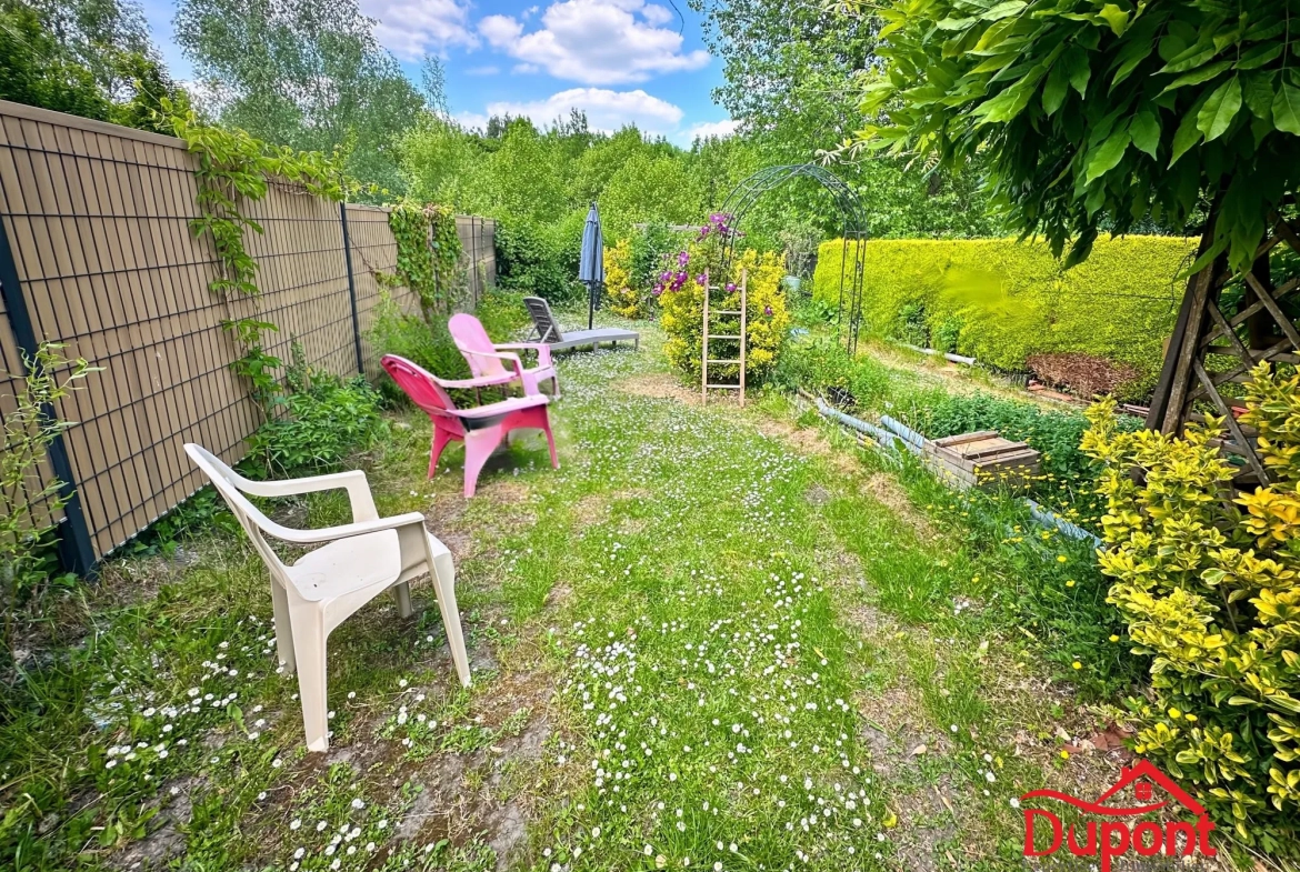 Maison spacieuse et lumineuse avec jardin à Hautmont – 109 000 € 