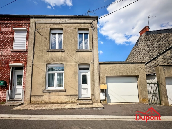 Maison spacieuse et lumineuse avec jardin à Hautmont – 109 000 €
