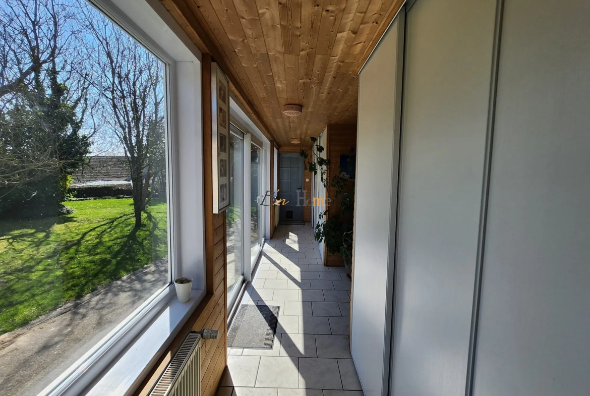 Charmante maison individuelle avec grand jardin et garage spacieux à Courcelles-le-Comte 