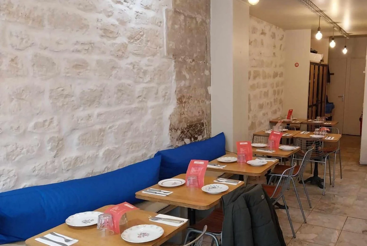 Fonds de commerce restaurant rapide à vendre dans le 2ème arrondissement de Paris 