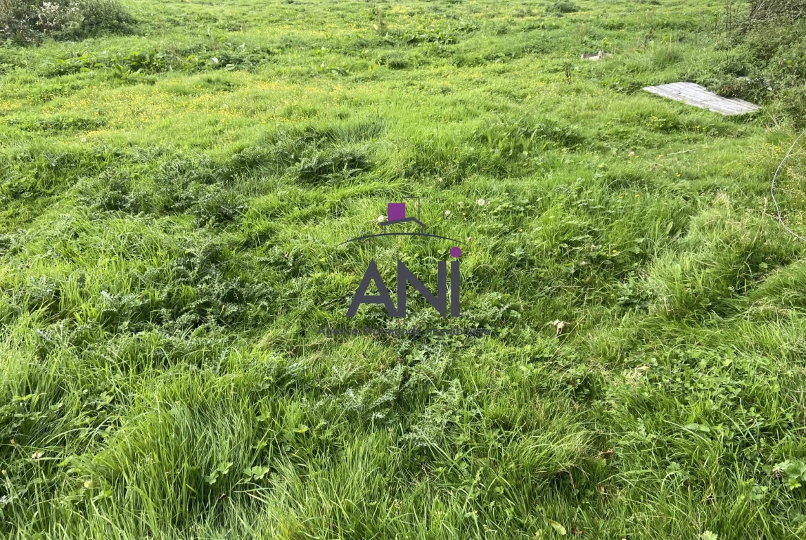 Terrain constructible de 1960 m² à Bacqueville-en-Caux, proche Rouen et Dieppe 