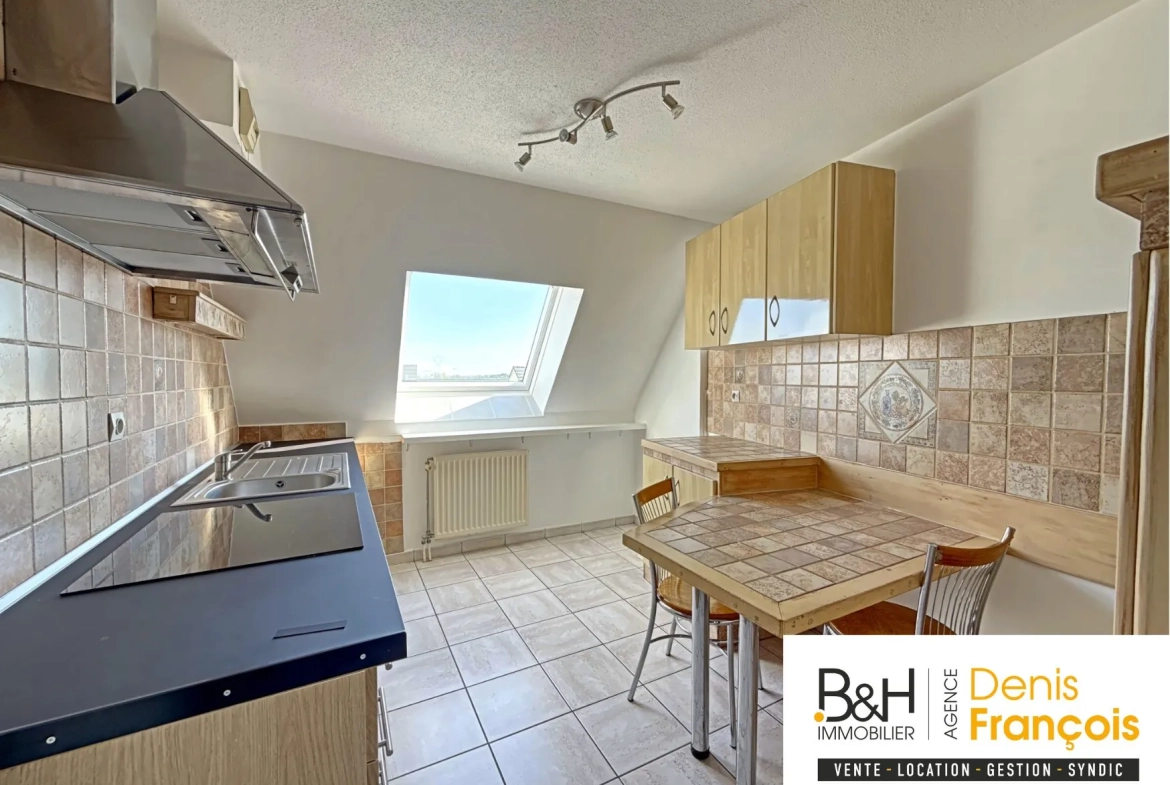 Appartement 4 pièces lumineux à Marckolsheim avec balcon et cave 