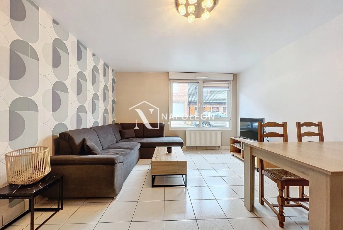 Appartement 2 chambres avec garage à Loos, proche Lille 