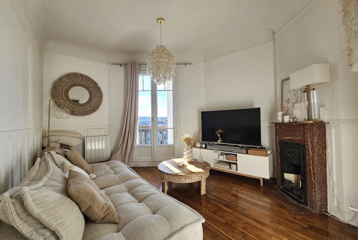 Appartement T3 à vendre à Thorigny-sur-Marne, proche gare, balcon sud, idéal premier achat 