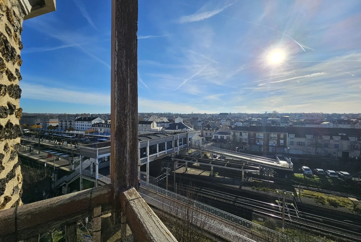 Appartement T3 à vendre à Thorigny-sur-Marne, proche gare, balcon sud, idéal premier achat 