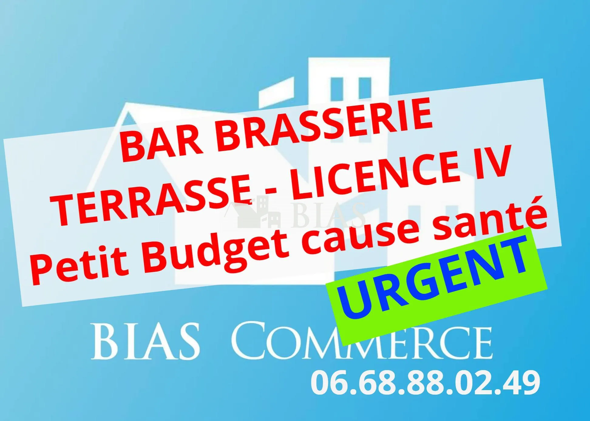 Fonds de commerce restaurant-brasserie-pizzeria à vendre à Cormeilles, centre-ville touristique 