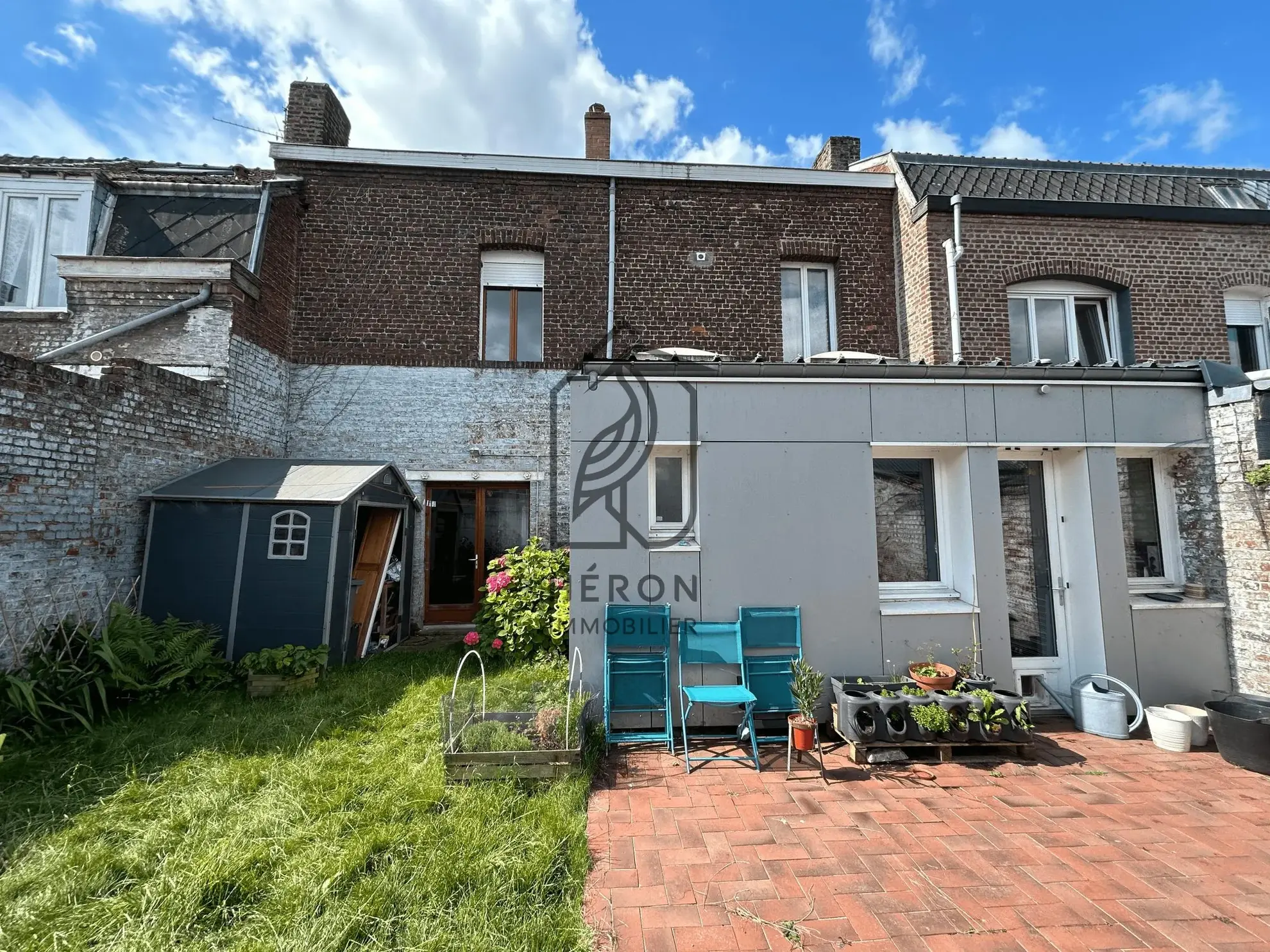 Grande maison proche Valenciennes de 170 m² avec extérieur orienté sud-ouest à vendre 
