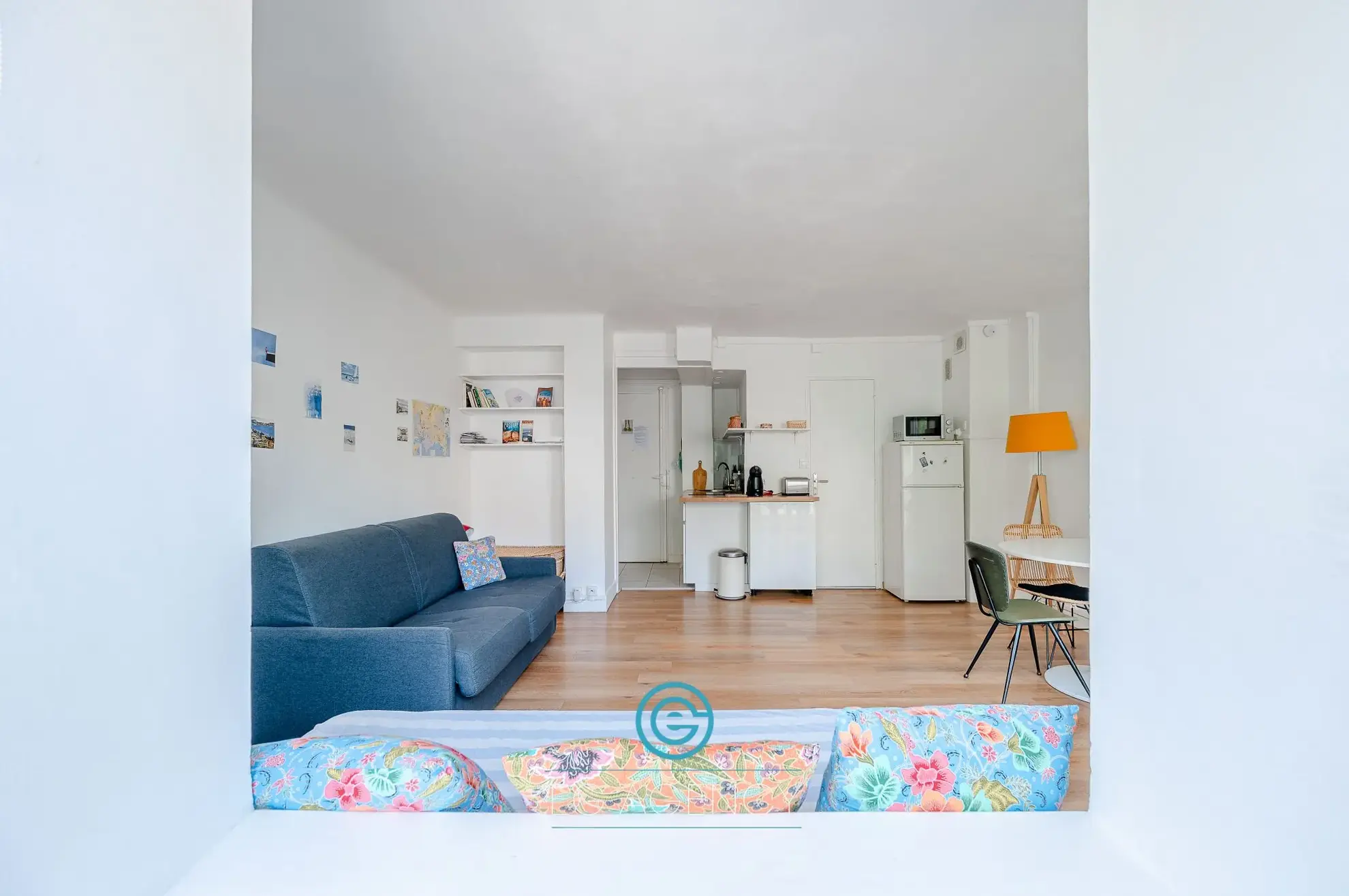 Studio lumineux de 30 m² avec balcon à Marseille secteur Hôtel de Ville 