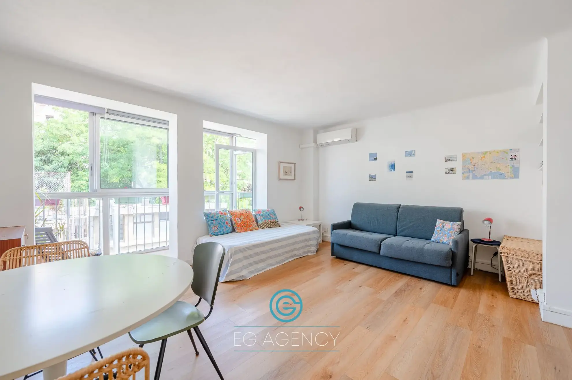 Studio lumineux de 30 m² avec balcon à Marseille secteur Hôtel de Ville 