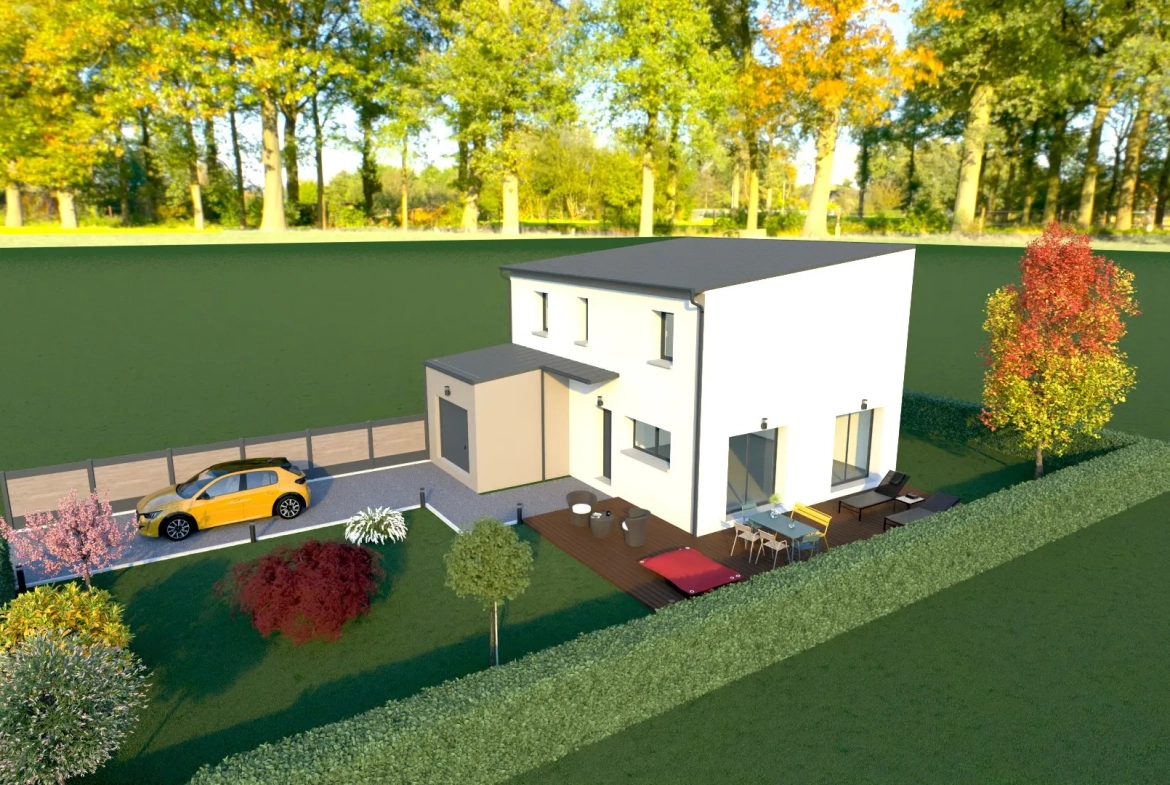 Terrain constructible de 400 m² à Pont-Pean, idéal pour votre maison 