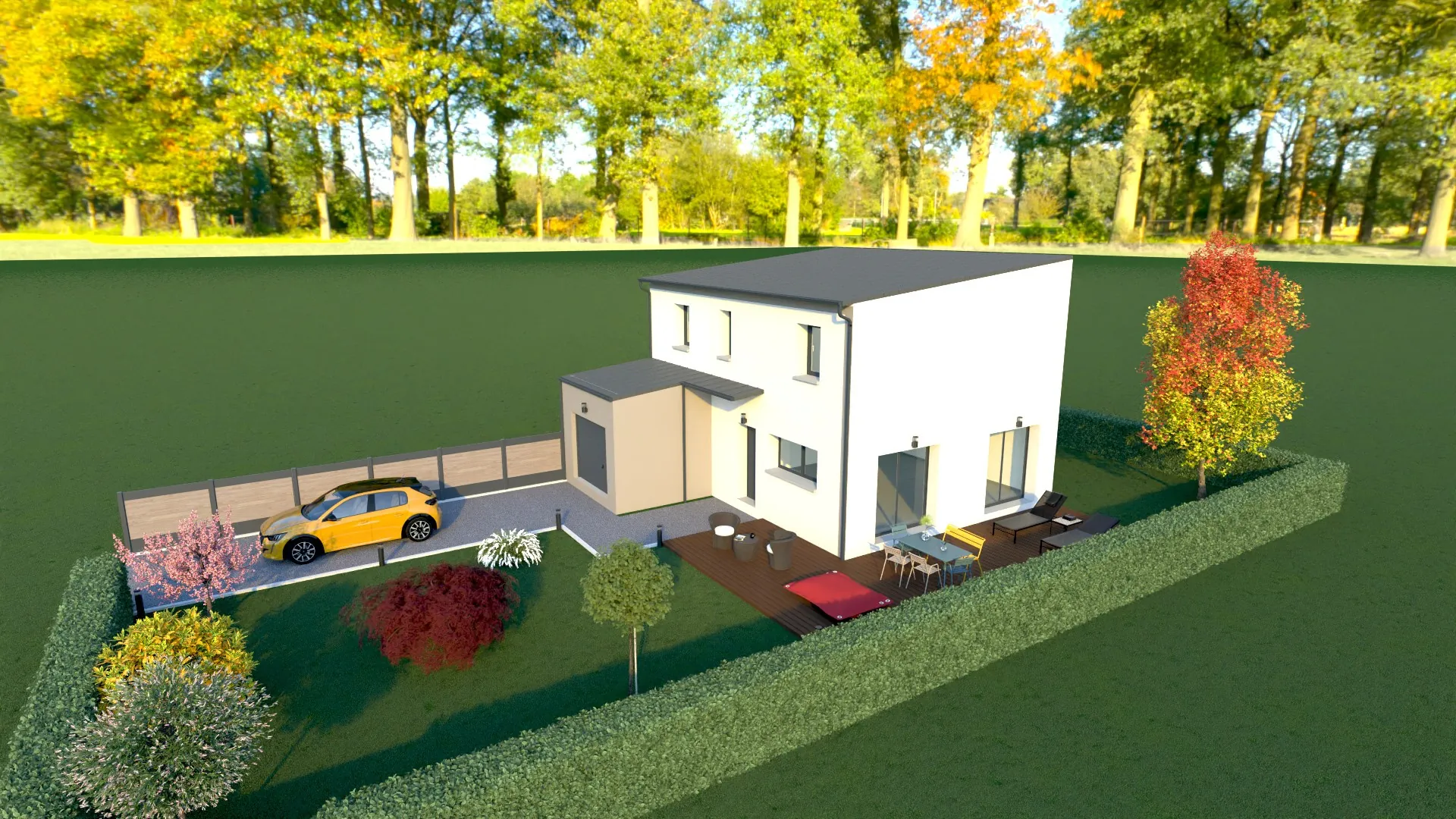 Terrain constructible de 400 m² à Pont-Pean, idéal pour votre maison 