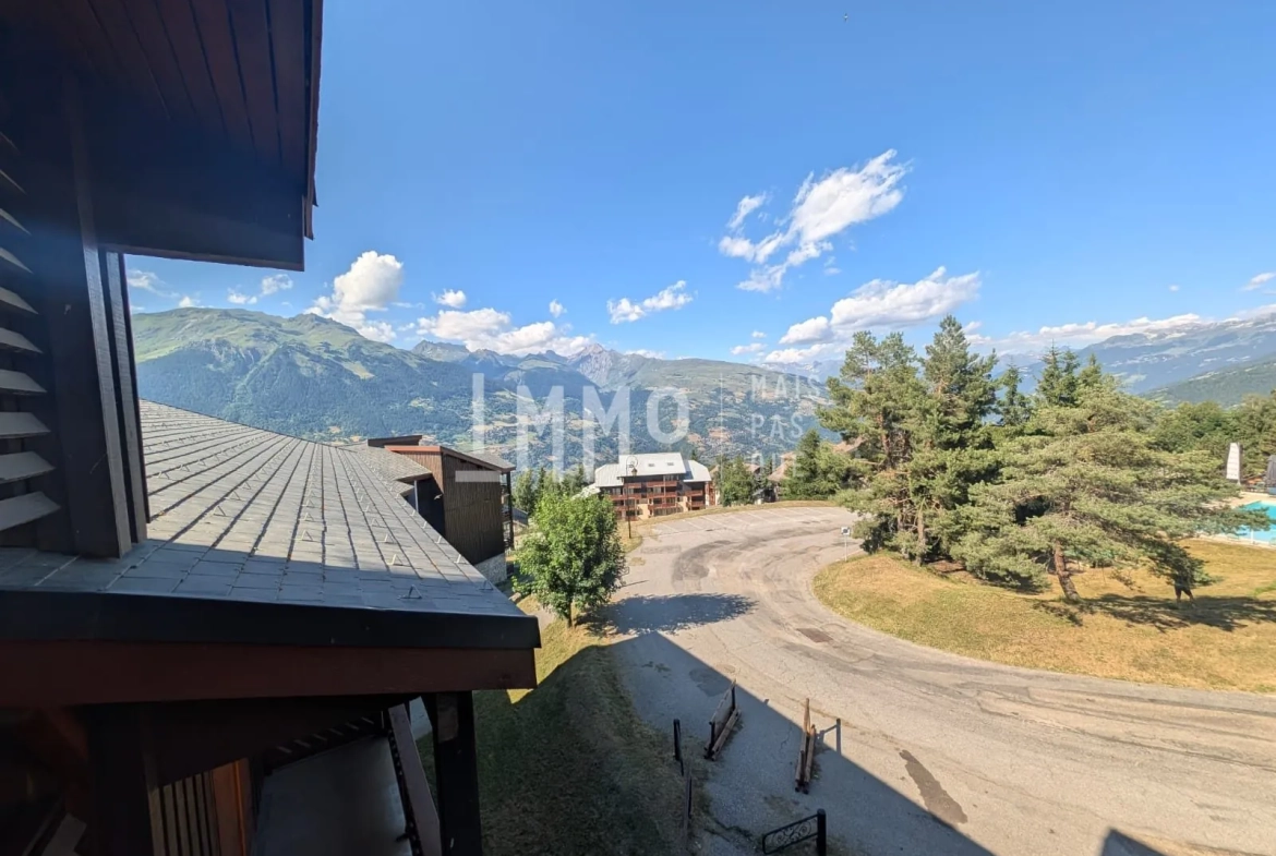 Studio duplex à Montalbert – Vue panoramique, ski aux pieds, résidence Christiana 