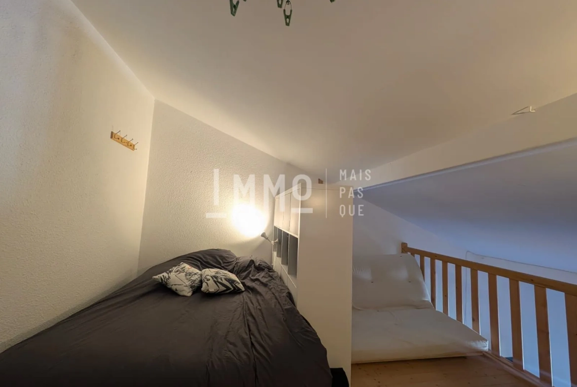 Studio duplex à Montalbert – Vue panoramique, ski aux pieds, résidence Christiana 