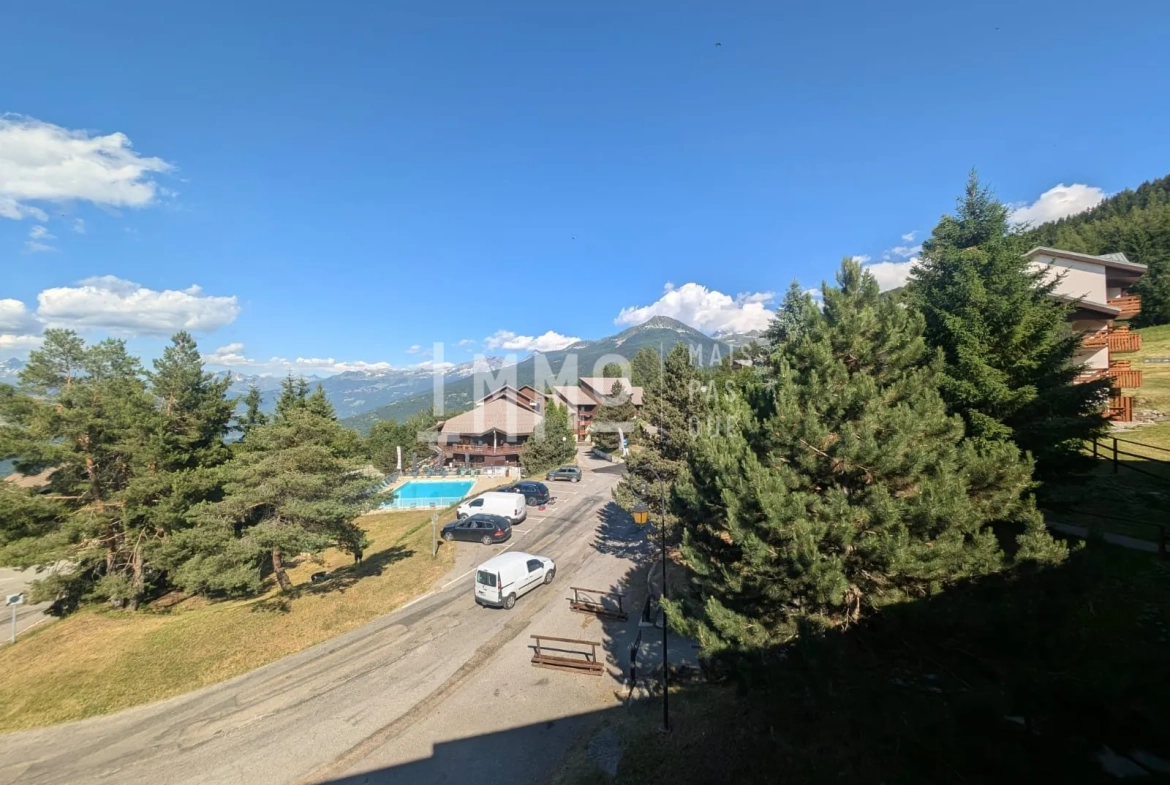 Studio duplex à Montalbert – Vue panoramique, ski aux pieds, résidence Christiana 