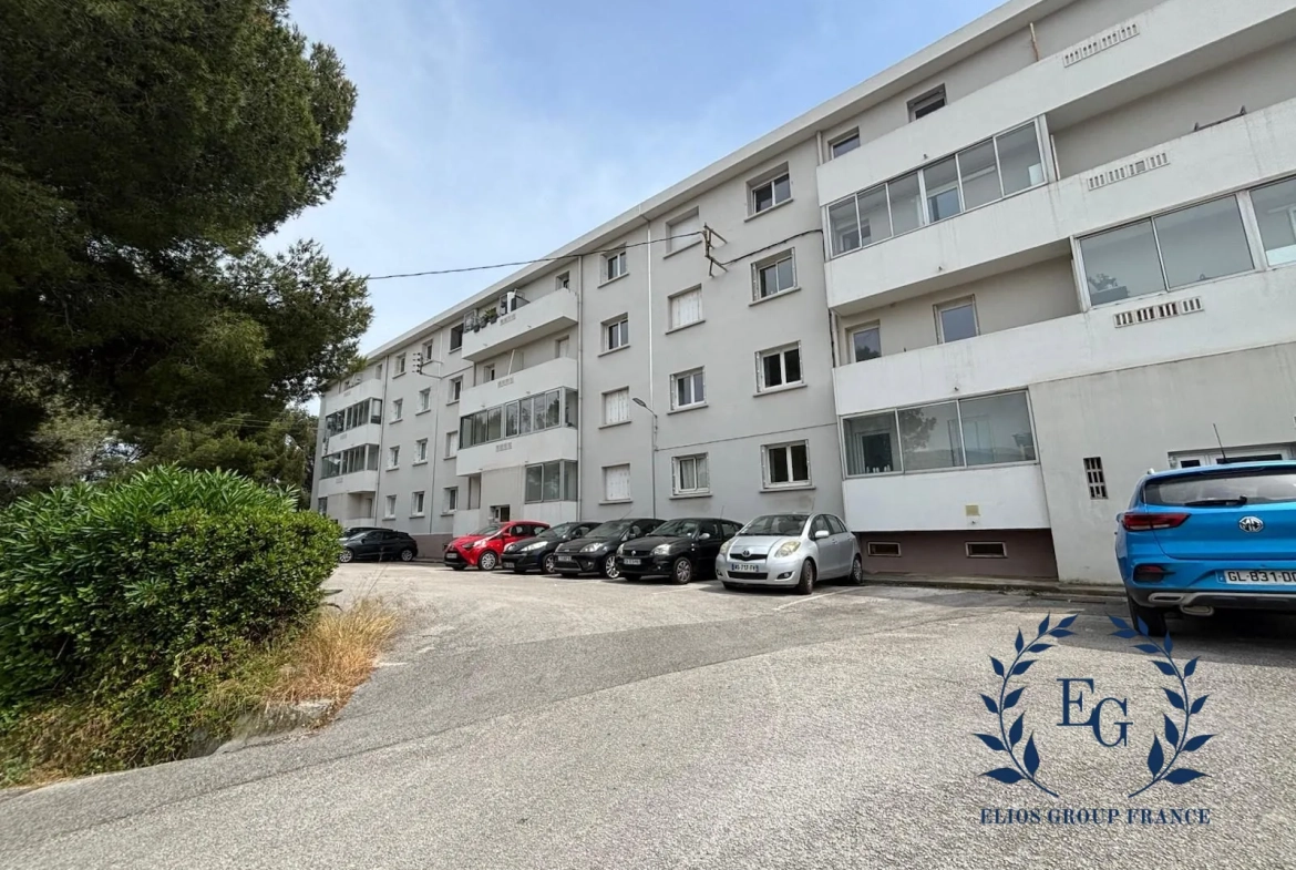 Appartement T2 rénové à Toulon, proximité mer, avec balcon et parking 