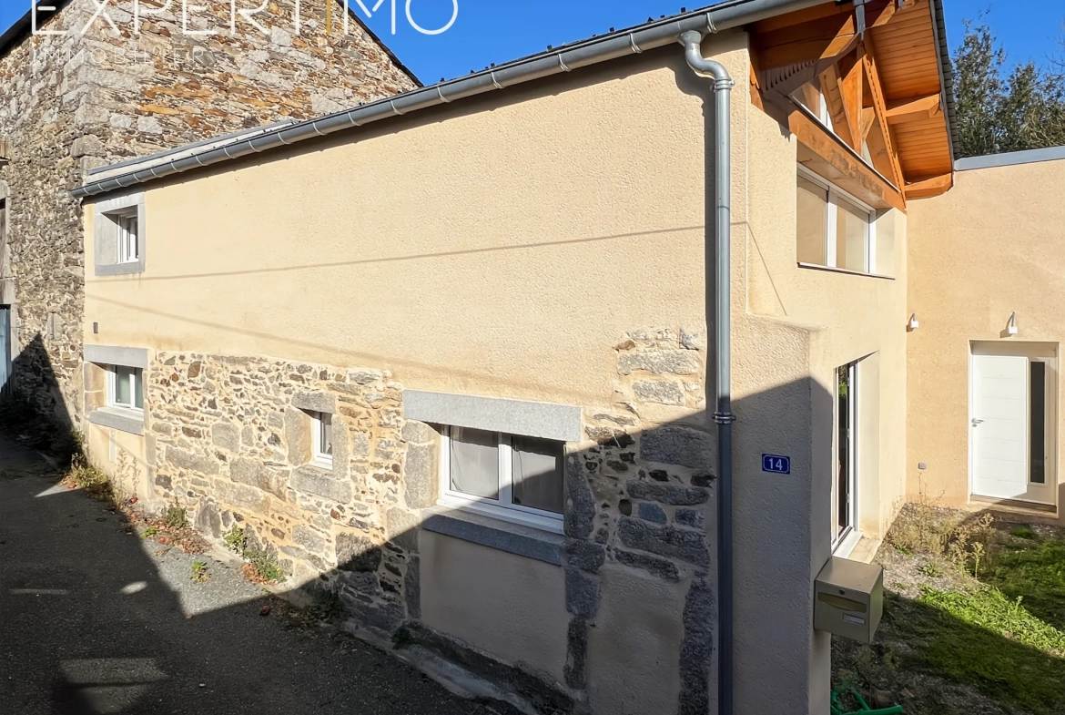 Maison T3/T4 de 110 m² avec jardin et terrain boisé au Bez 