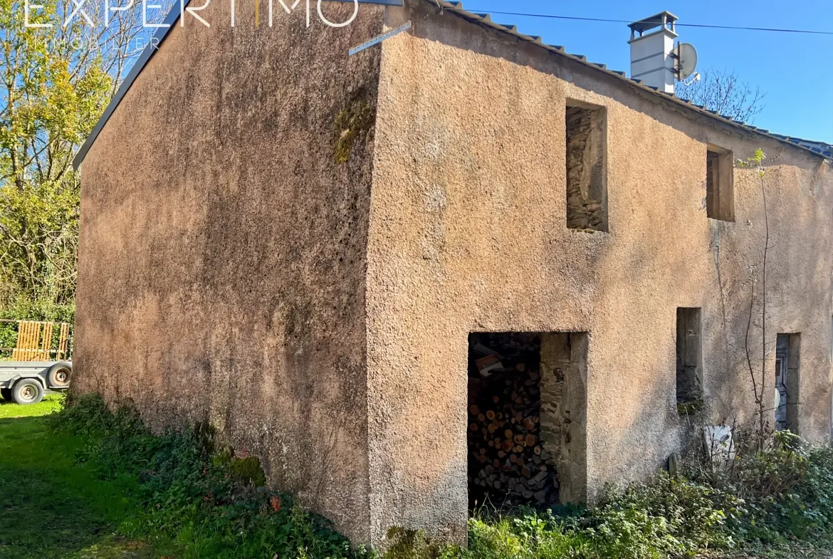 Maison T3/T4 de 110 m² avec jardin et terrain boisé au Bez 