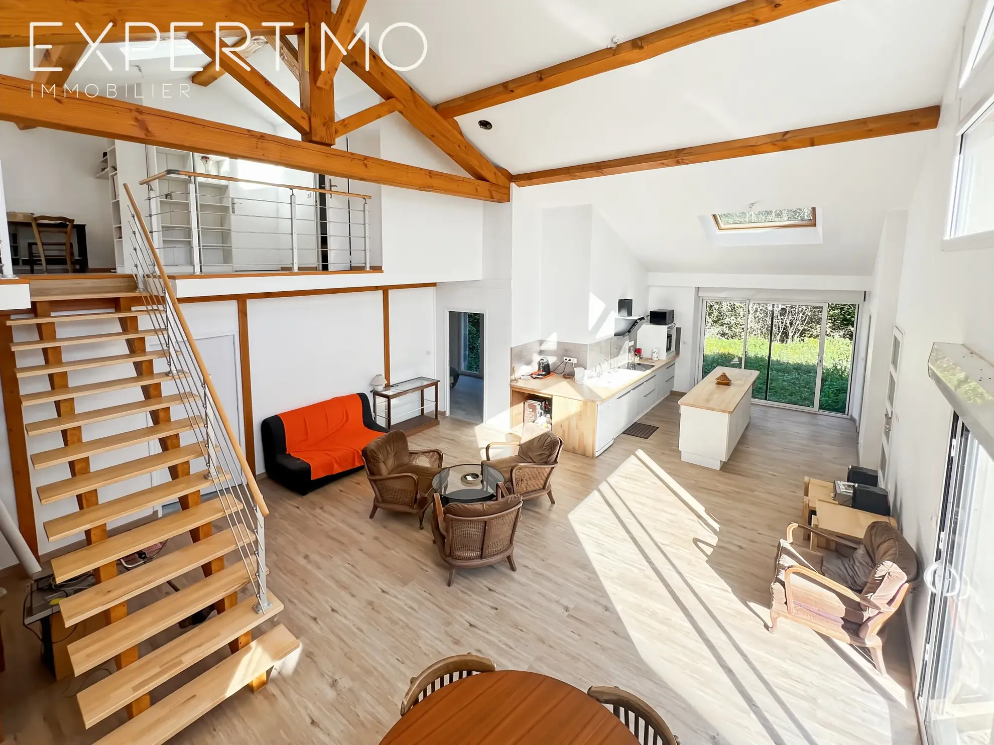 Maison T3/T4 de 110 m² avec jardin et terrain boisé au Bez 