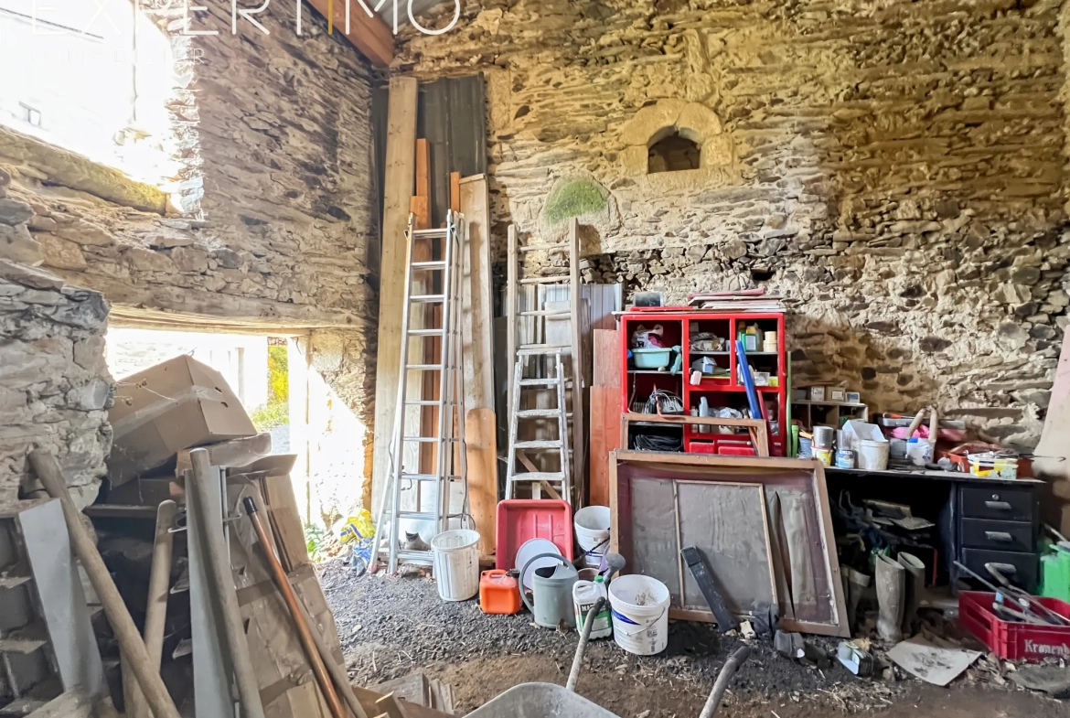 Maison T3/T4 de 110 m² avec jardin et terrain boisé au Bez 