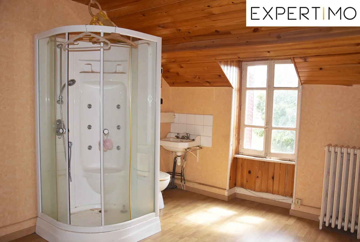 Maison à rénover de 230 m² sur grand terrain à Teilhet proche d'Ancizes 