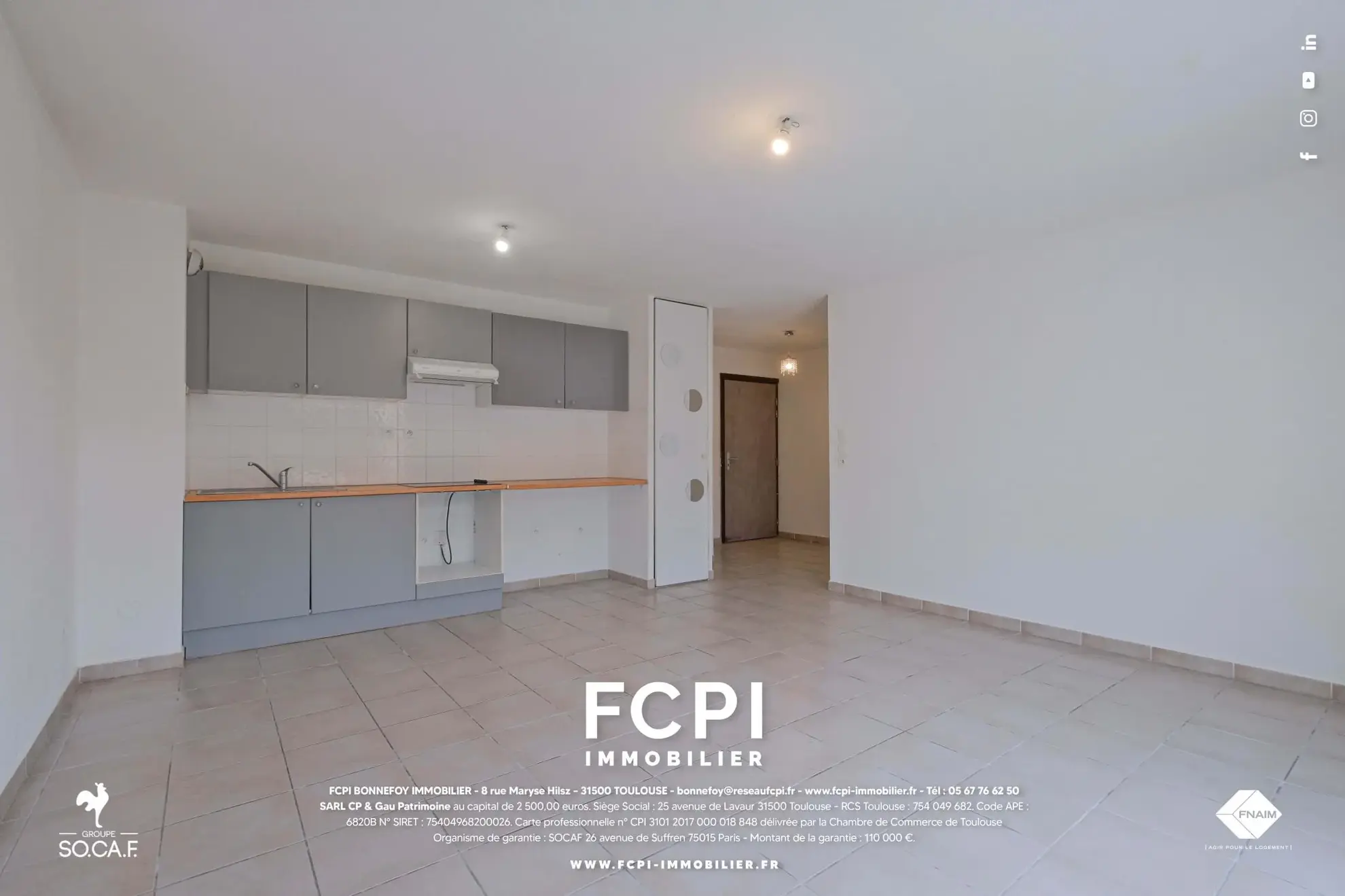 A vendre appartement T3 à Agde avec terrasse et parking - Résidence sécurisée 