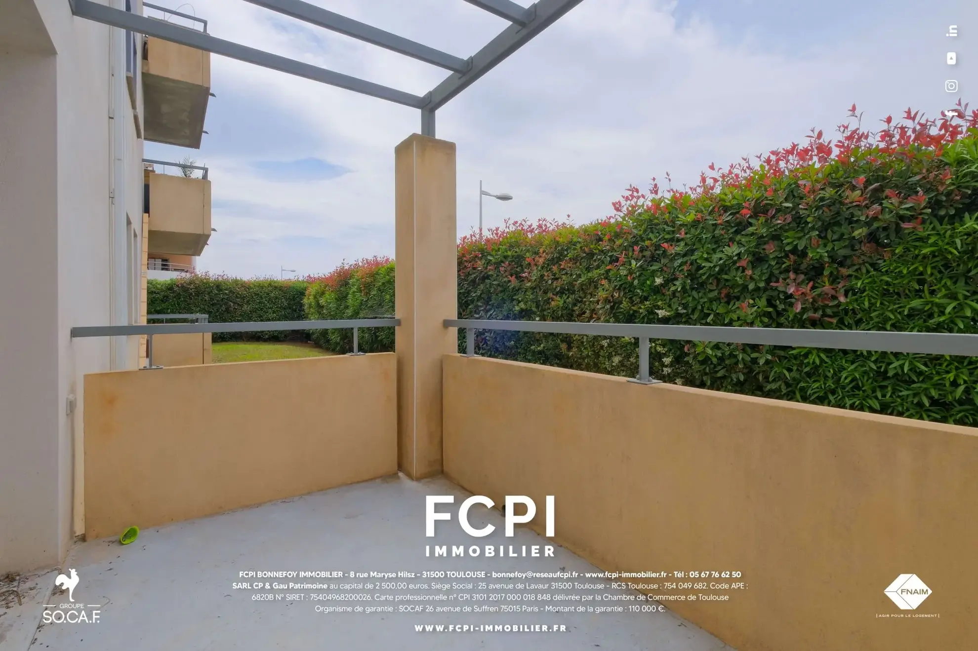 A vendre appartement T3 à Agde avec terrasse et parking - Résidence sécurisée 