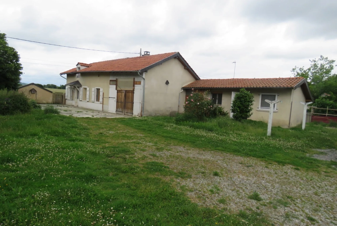 Maison ancienne à rénover avec dépendances et terrain à Puntous 