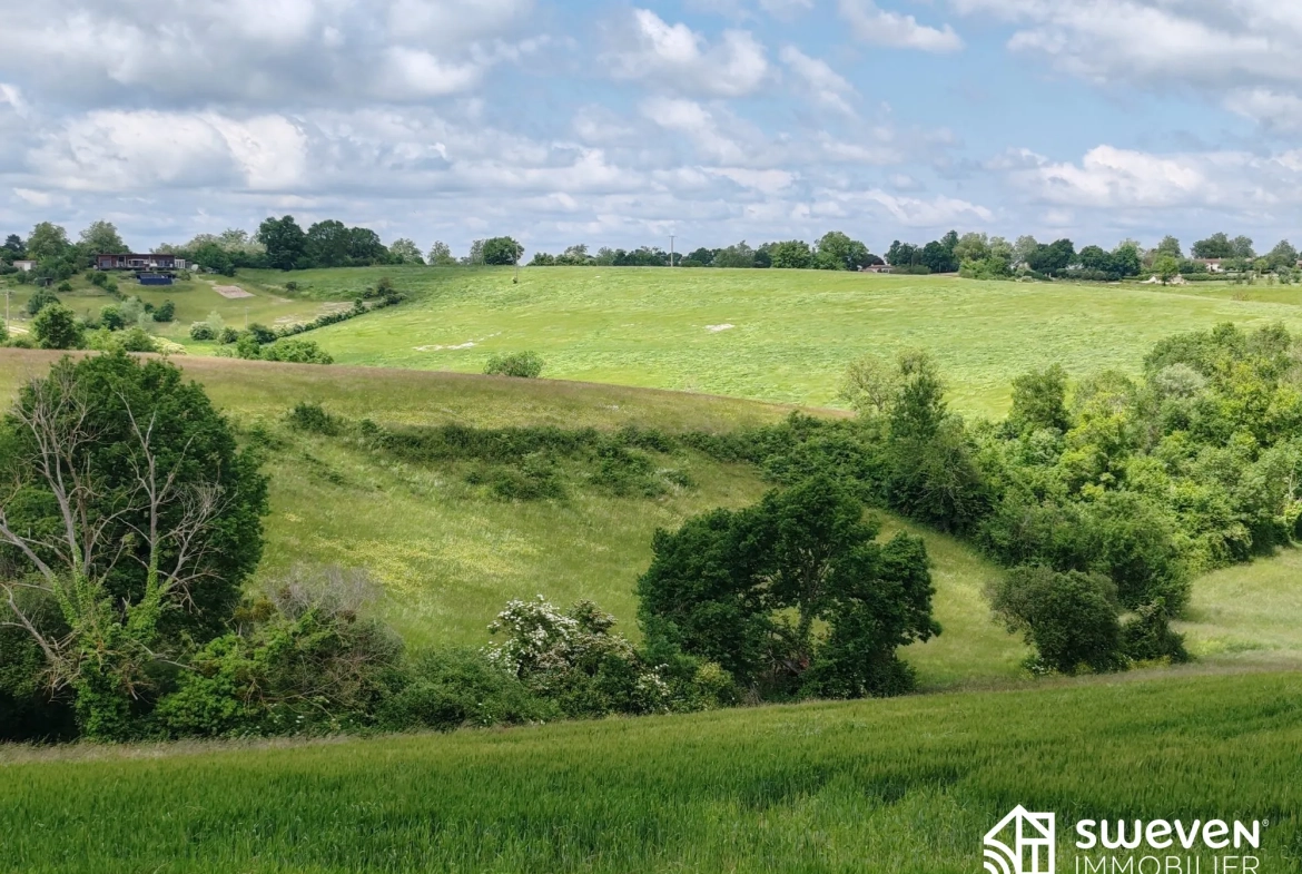 Maison construite en 2024 à terminer avec grand terrain à Lilhac (31230) 