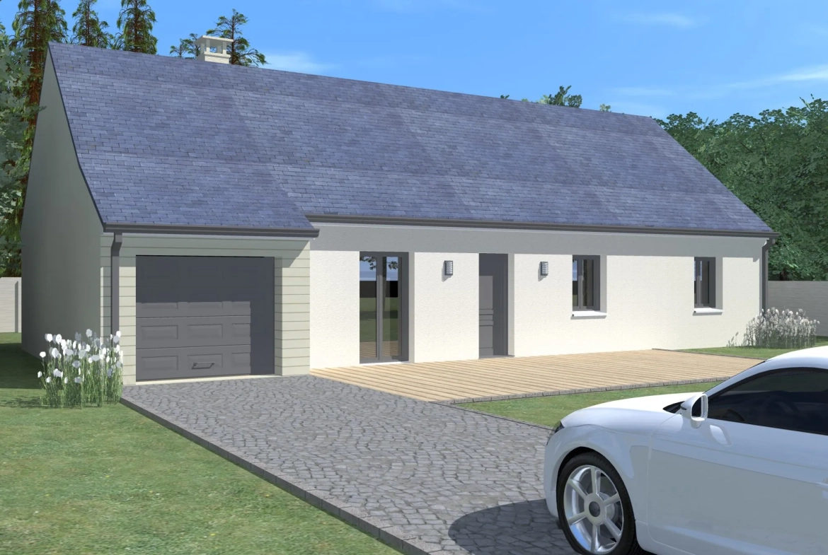Maison familiale de 88 m² à vendre à Mézières-lez-Cléry avec jardin et excellent confort énergétique 
