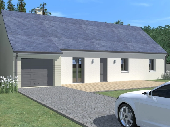 Maison familiale de 88 m² à vendre à Mézières-lez-Cléry avec jardin et excellent confort énergétique