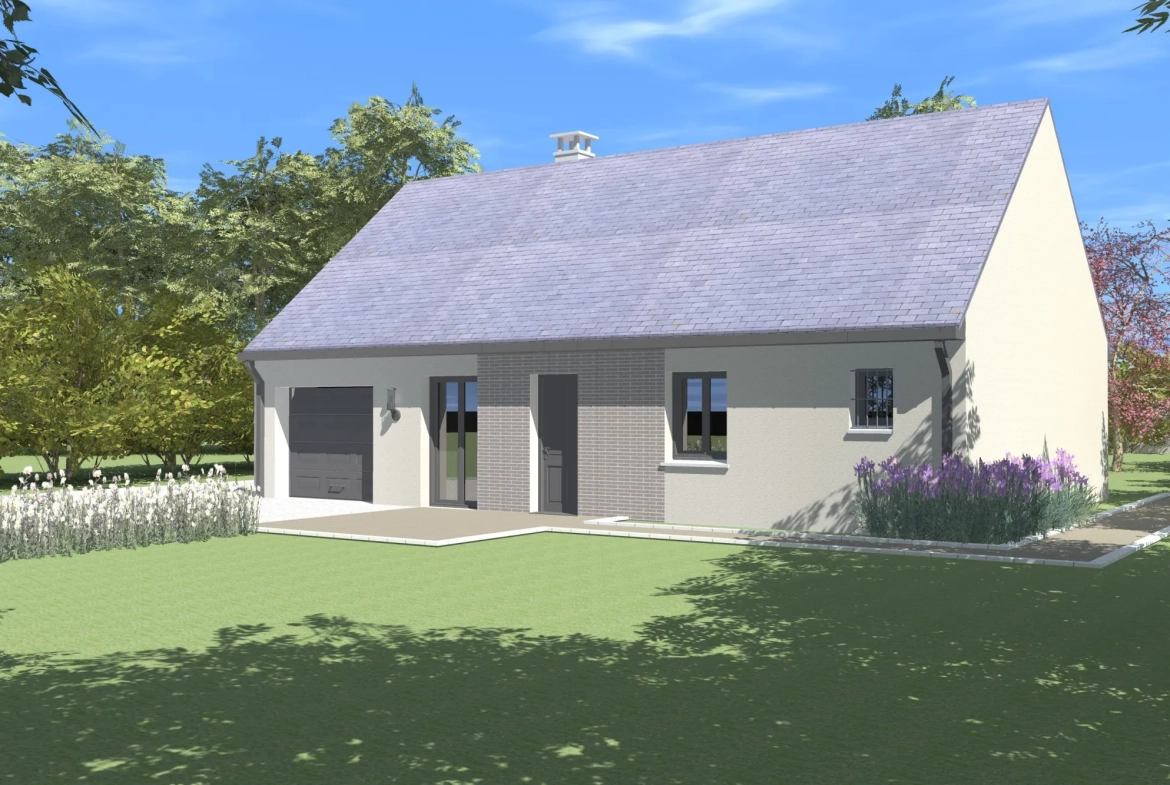 Maison familiale de 88 m² à vendre à Mézières-lez-Cléry avec jardin et excellent confort énergétique 