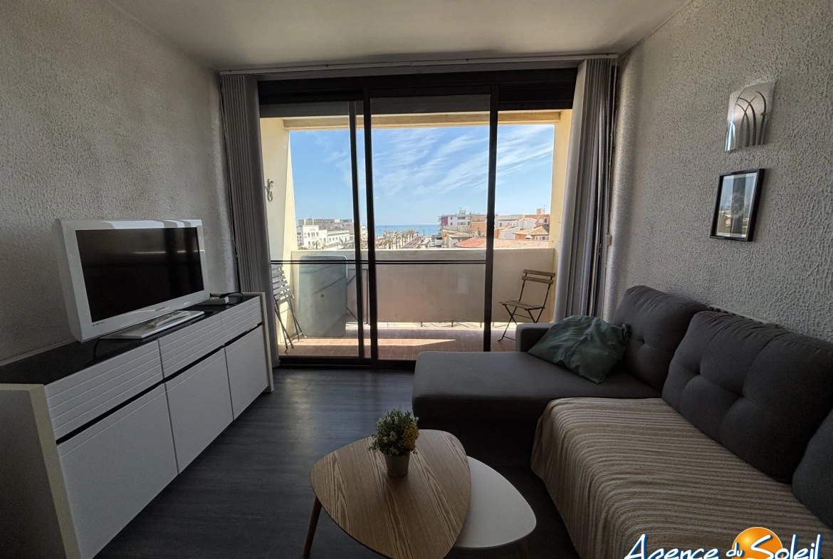 Appartement duplex T3 avec vue mer à Narbonne-Plage 