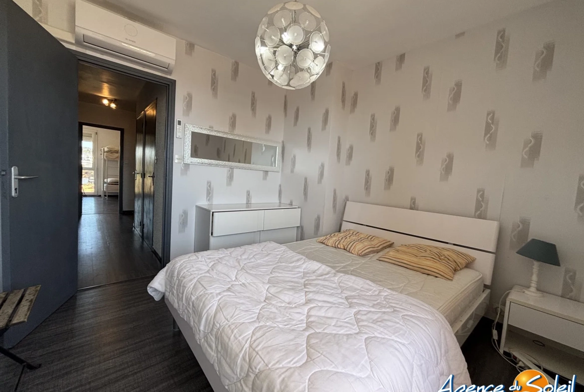 Appartement duplex T3 avec vue mer à Narbonne-Plage 