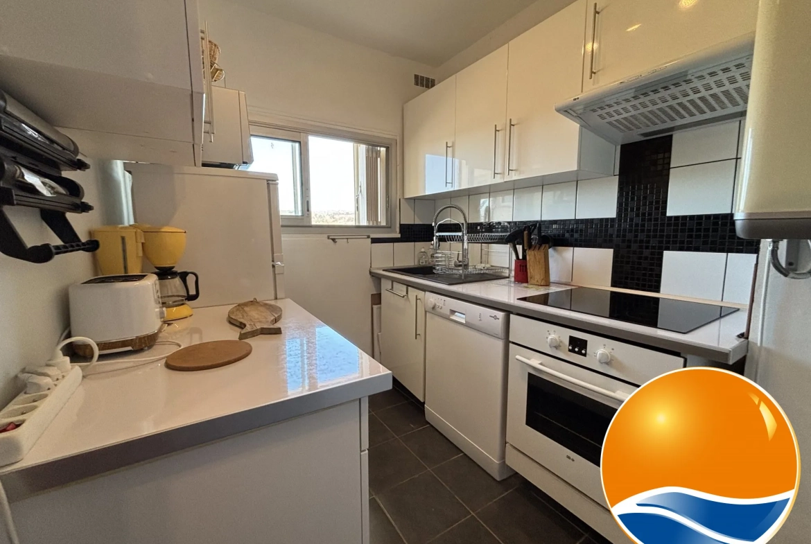 Appartement duplex T3 avec vue mer à Narbonne-Plage 