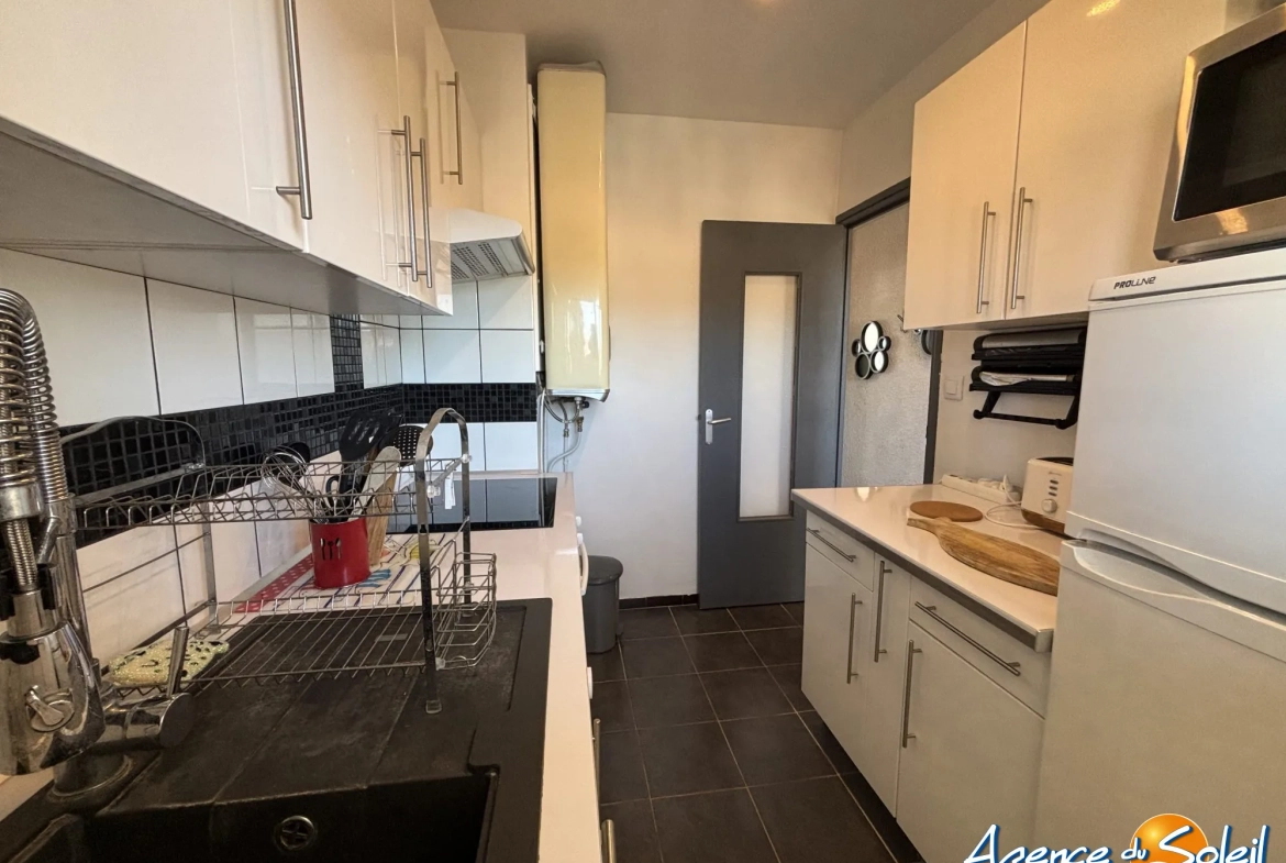 Appartement duplex T3 avec vue mer à Narbonne-Plage 