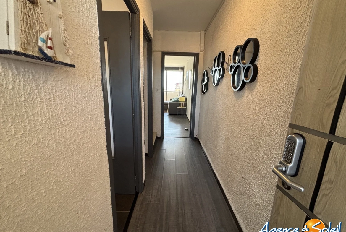 Appartement duplex T3 avec vue mer à Narbonne-Plage 