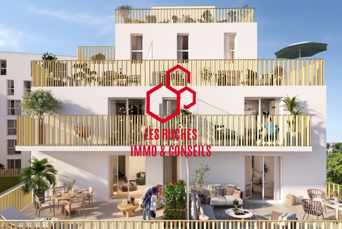 Appartement T2 à vendre à Pontoise - 37,41 m² dans un quartier dynamique 
