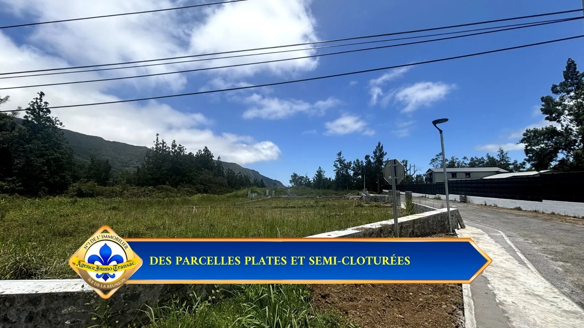 Terrain viabilisé à La Plaine des Palmistes avec vue montagne, proximité écoles et commerces 
