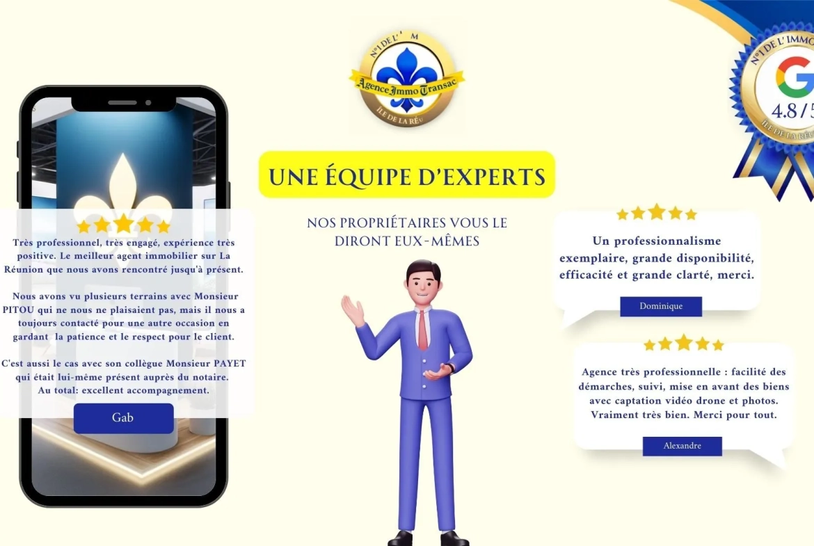 Terrain viabilisé à La Plaine des Palmistes avec vue montagne, proximité écoles et commerces 