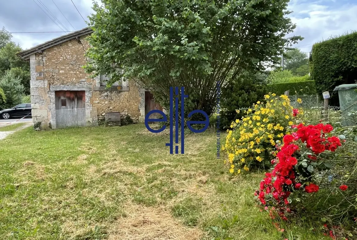 Belle opportunité d'investissement : grange en pierre avec garage à Coulounieix-Bourg 