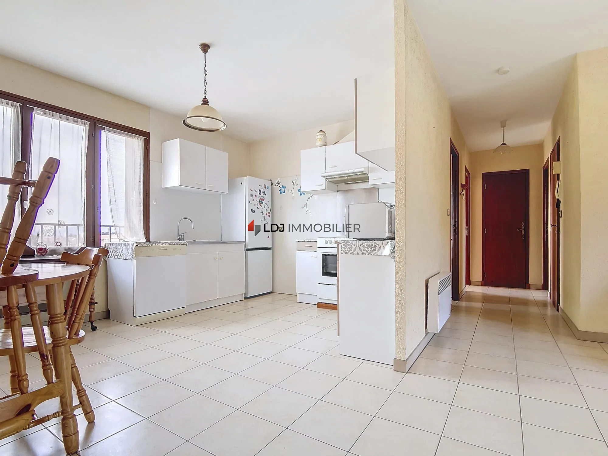 Appartement traversant 3 pièces avec balcon à Las Cobas à Perpignan 