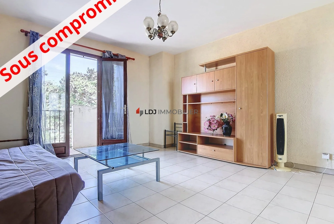 Appartement traversant 3 pièces avec balcon à Las Cobas à Perpignan 